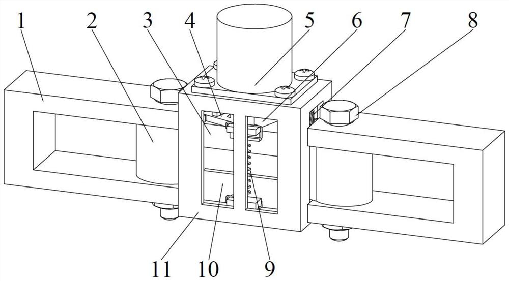 Electromagnetically-triggered friction type pressing and releasing device