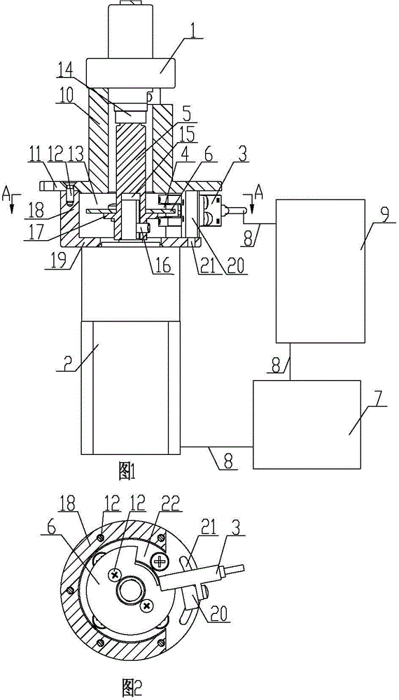Electric switching device for sample valve for chromatography