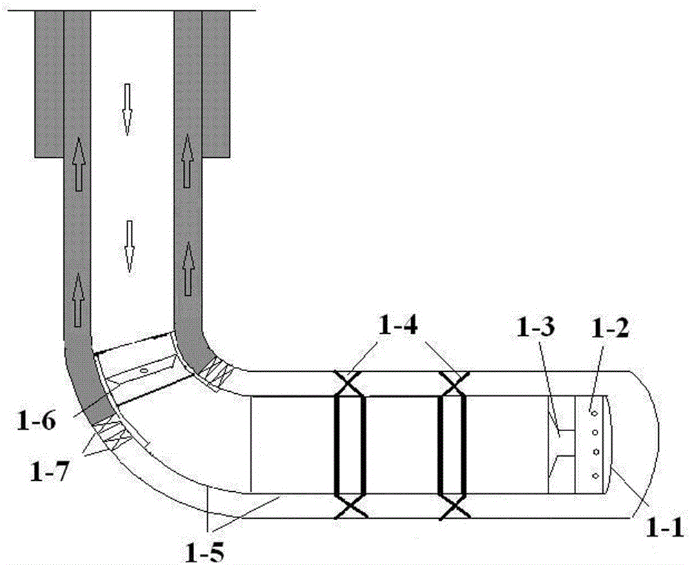 Cement-free cementing method for horizontal section of horizontal well