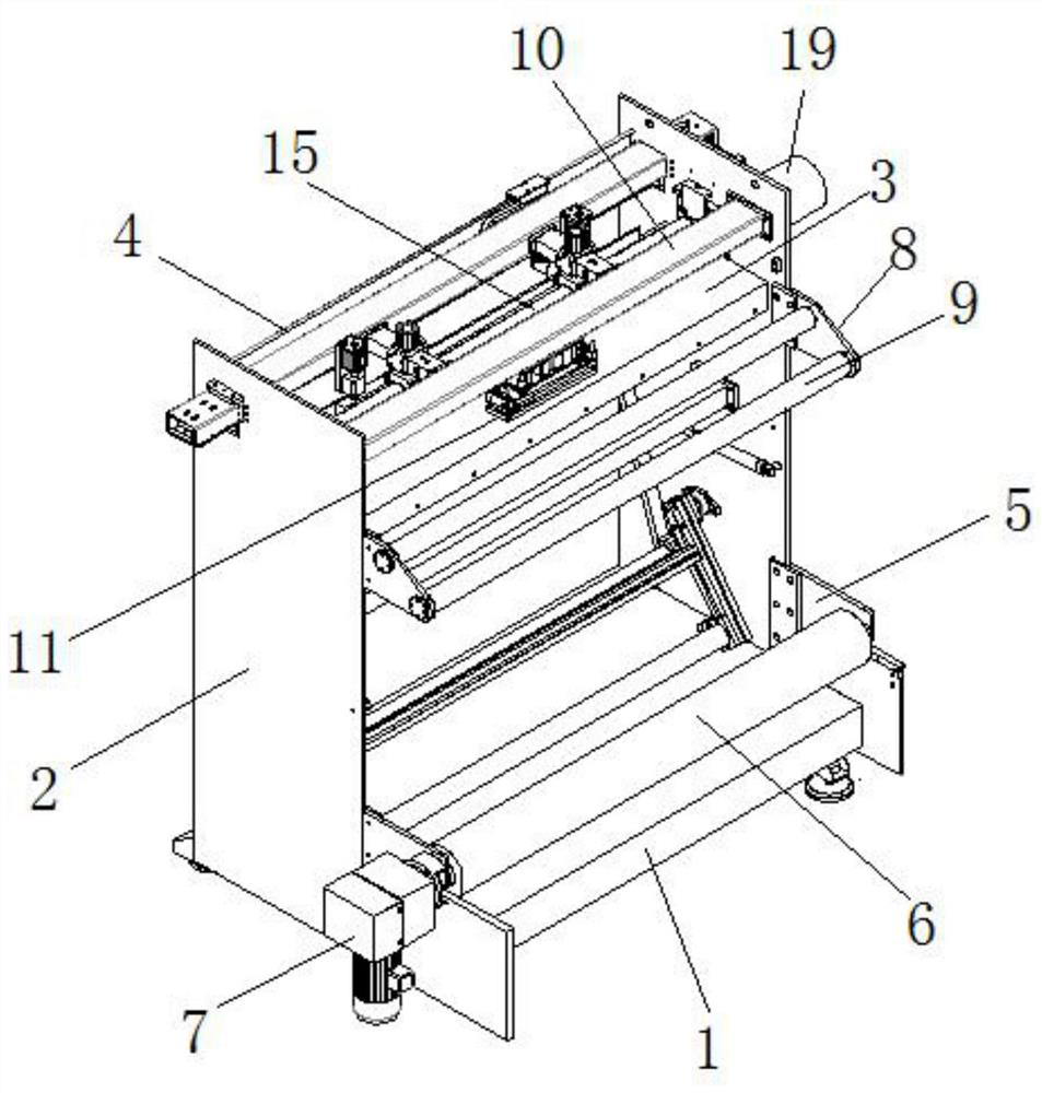 A cutting machine for cloth processing with ironing function