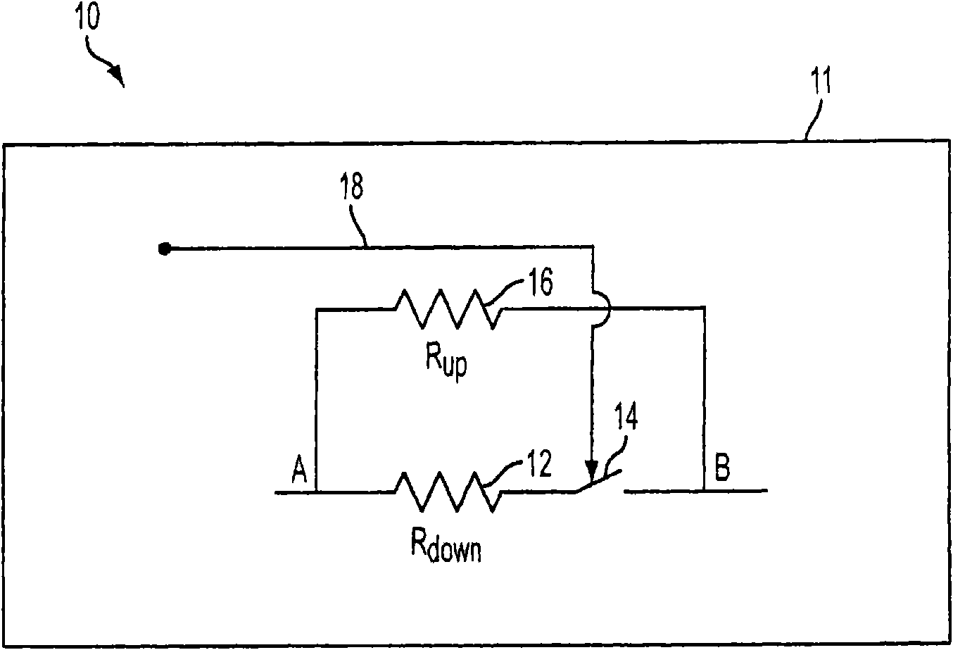 Digitally controllable on-chip resistors and methods