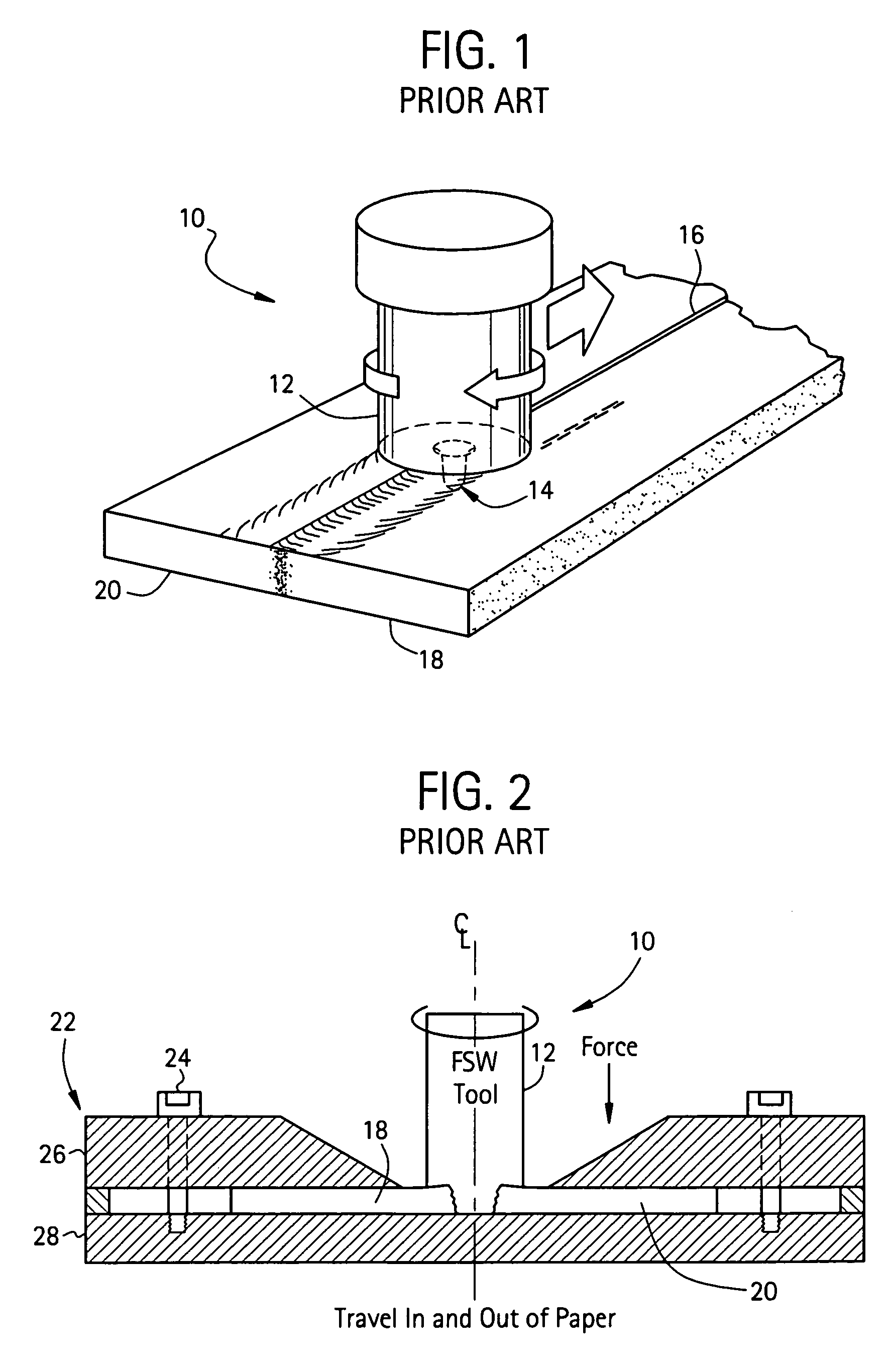 Deposition friction stir welding process and assembly