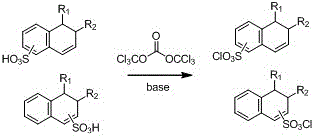 Method for synthesizing naphthoquinone sulfonyl chloride