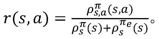 Inverse reinforcement learning method based on probability density estimation