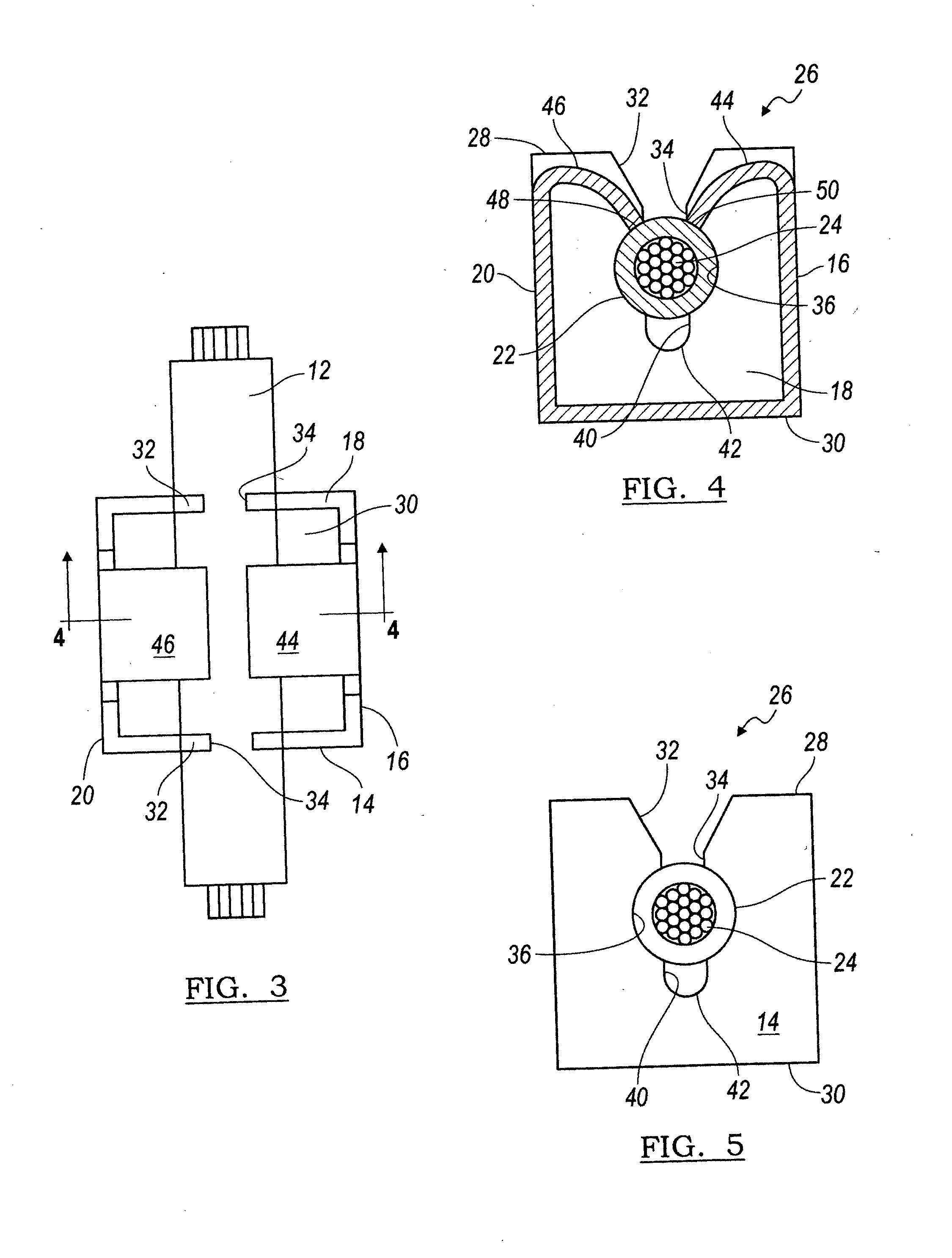 Insulation displacement connection for securing an insulated conductor