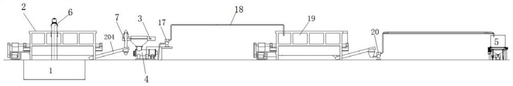 Automatic production system combining livestock and poultry manure treatment and hermetia illucens three-dimensional breeding and method