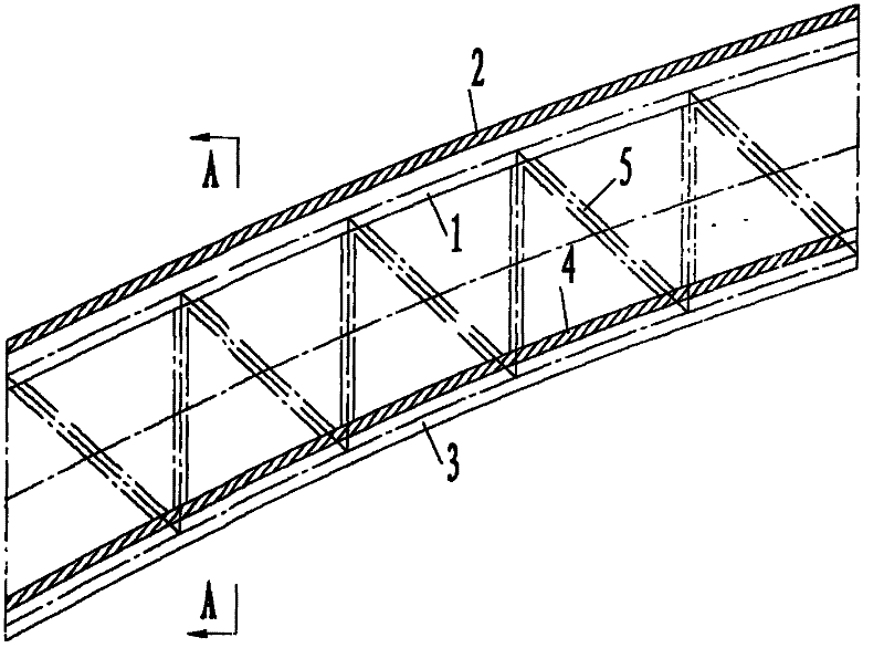 Double-layer steel-truss concrete laminated arch structure and construction method thereof