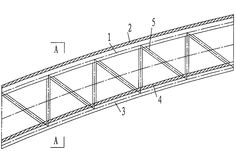 Double-layer steel-truss concrete laminated arch structure and construction method thereof