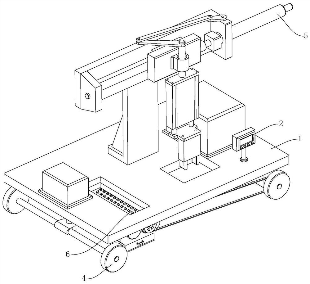 Construction site residual brick picking and refining device and using method