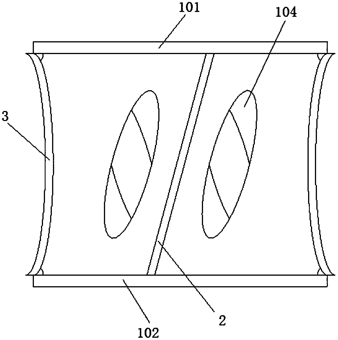 Duplex I-shaped energy dissipation device and supporting structure thereof