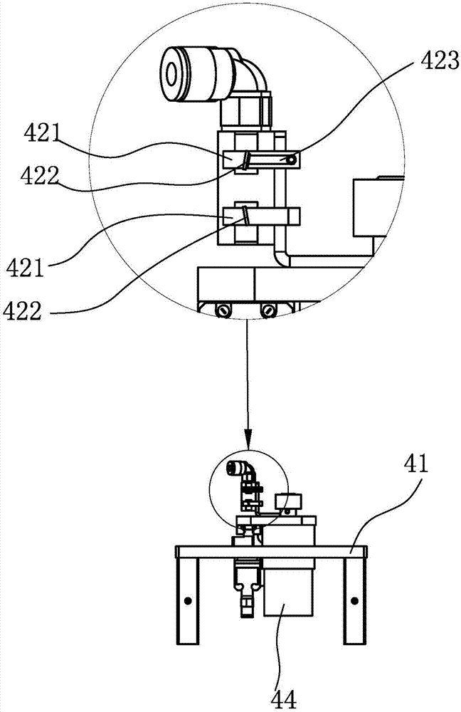 Automatic wiping mechanism and light sorting equipment provided with same