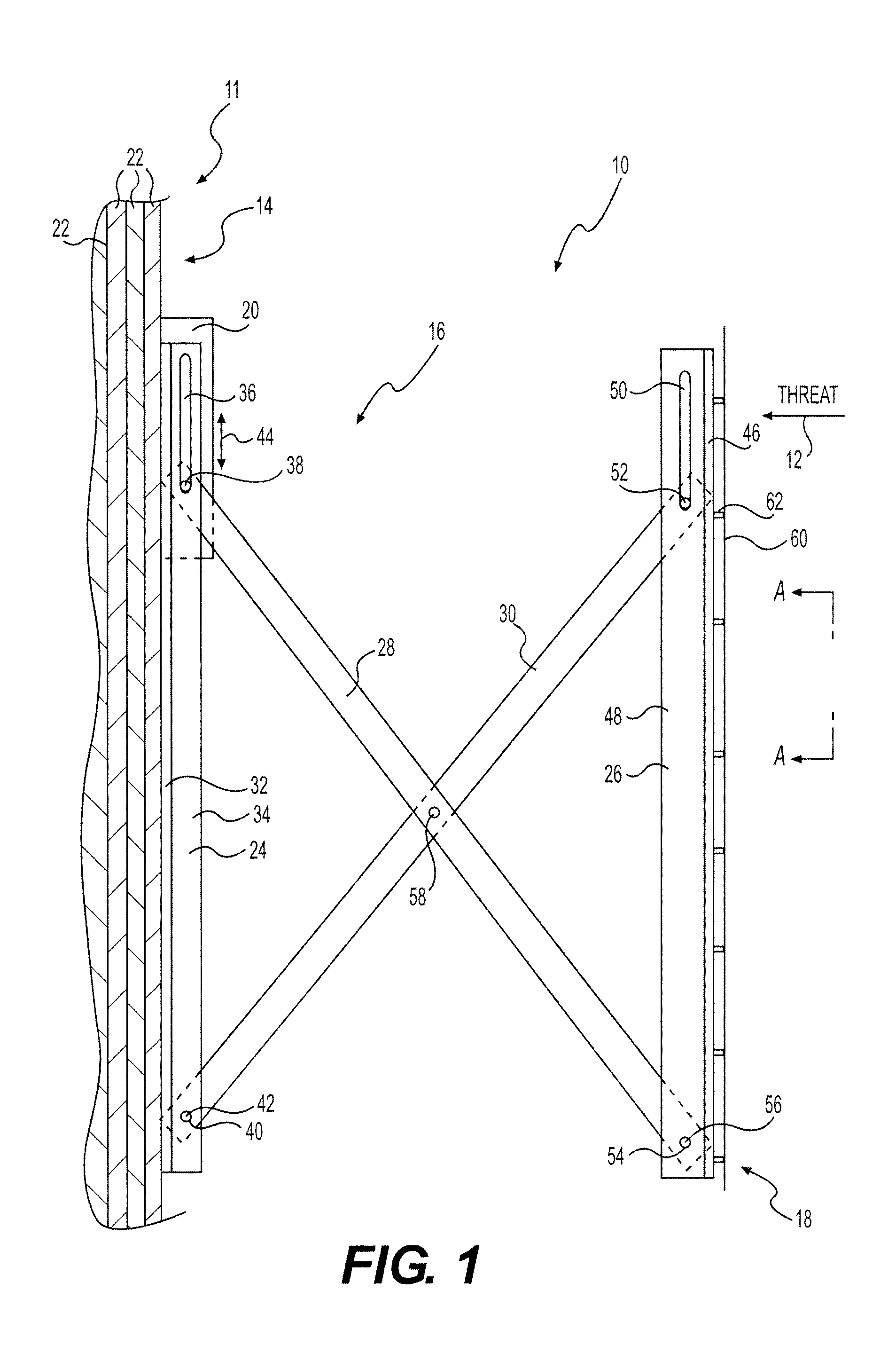 Apparatus for extending and retracting an armor system for defeating high energy projectiles