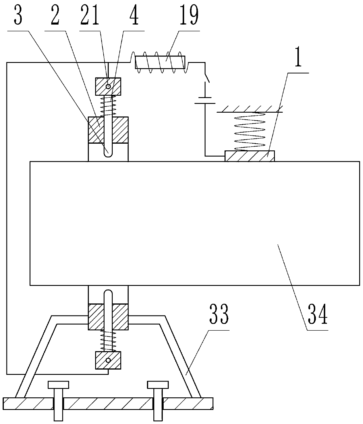 An automatic oiling device for the top roller of a draw frame