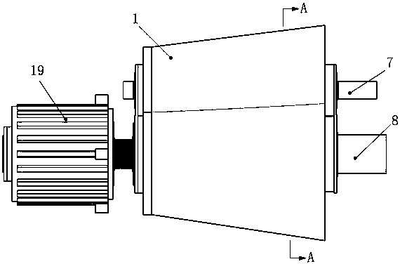 Automatically shifting multi-speed gear transmission