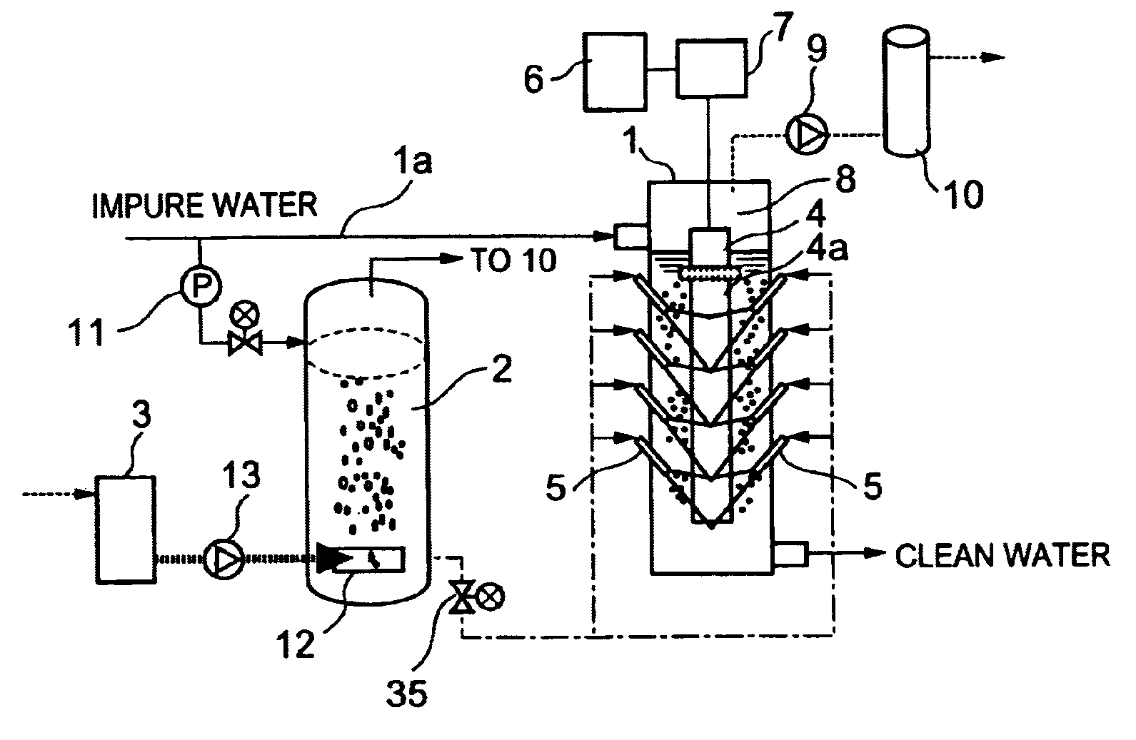 UV-assisted advanced-ozonation water treatment system and advanced-ozonation module