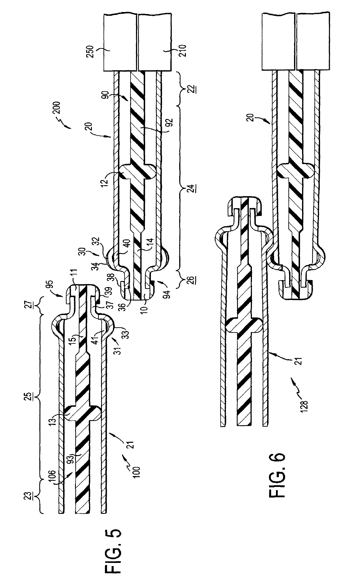 Multi-stage beam contacts