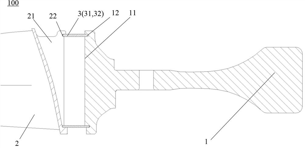 Disassembly method of bending tool and rotor retaining ring