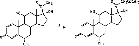 Synthesis process of methylprednisolone