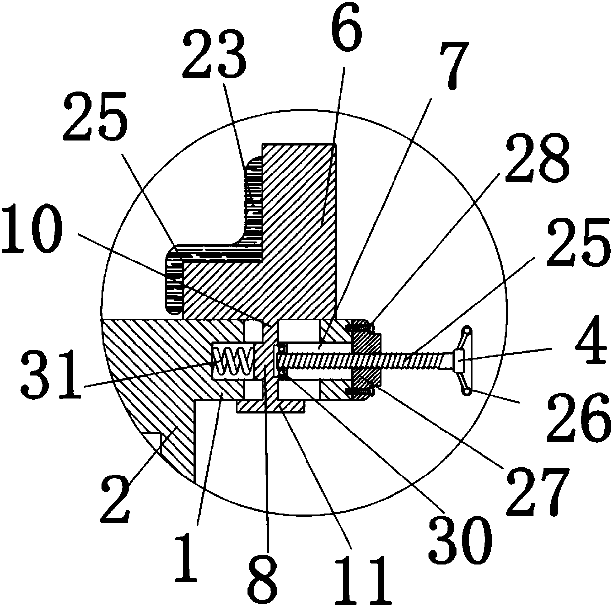 Quick assembling device for permanent magnet rotating machine