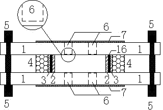 Method and device for measuring mechanical property of cement-based material