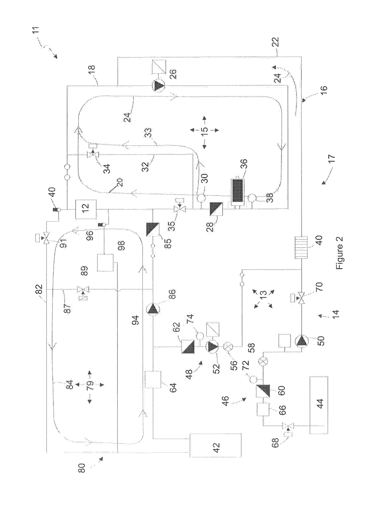 Dual fuel supply system for an indirect-injection system of a diesel engine
