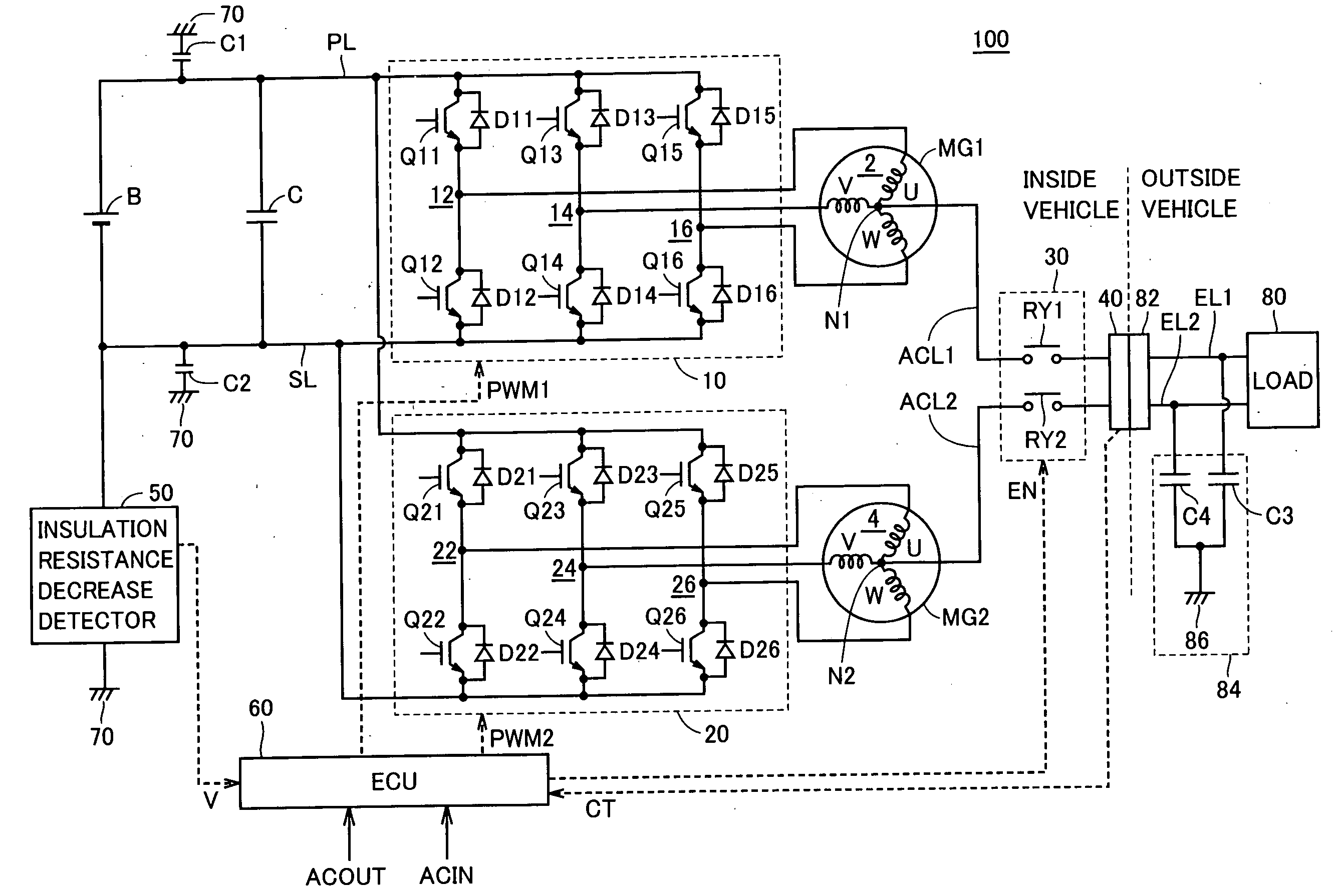 Power Supply Device, Electrically-Driven Vehicle Incorporating Power Supply Device, and Method of Controlling Power Supply Device