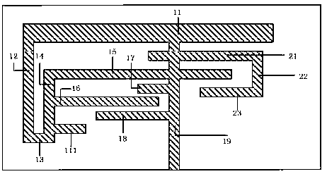 An antenna with adjustable frequency band widening