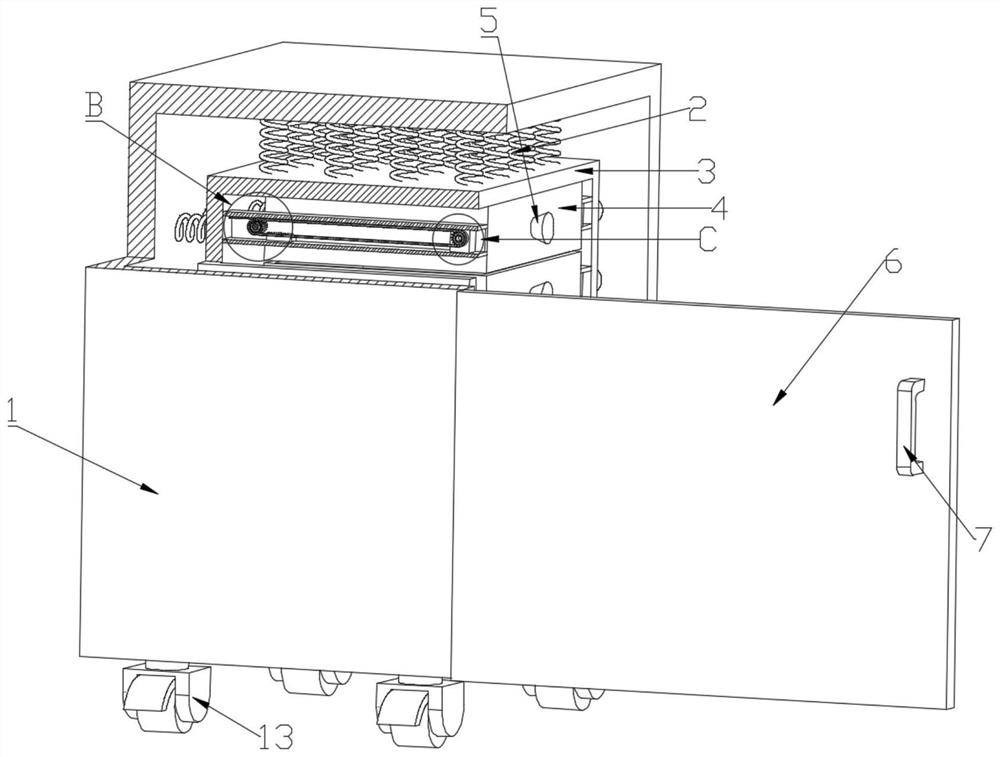 Centralized transportation box for wholesale of electronic components