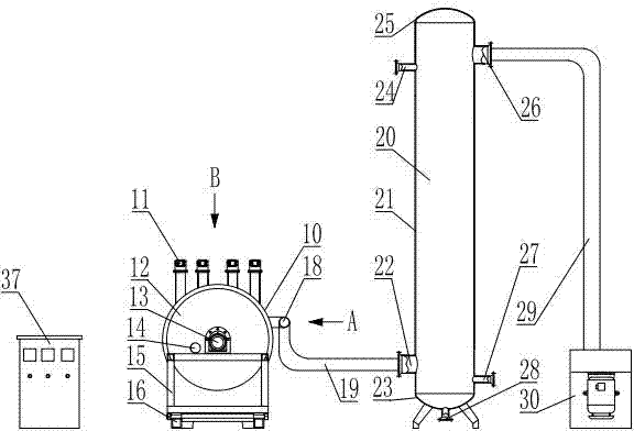 Method and device for purifying molybdenum concentrate