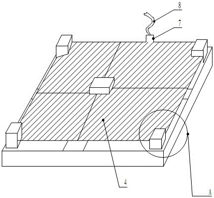 Drainage device of plastic tray