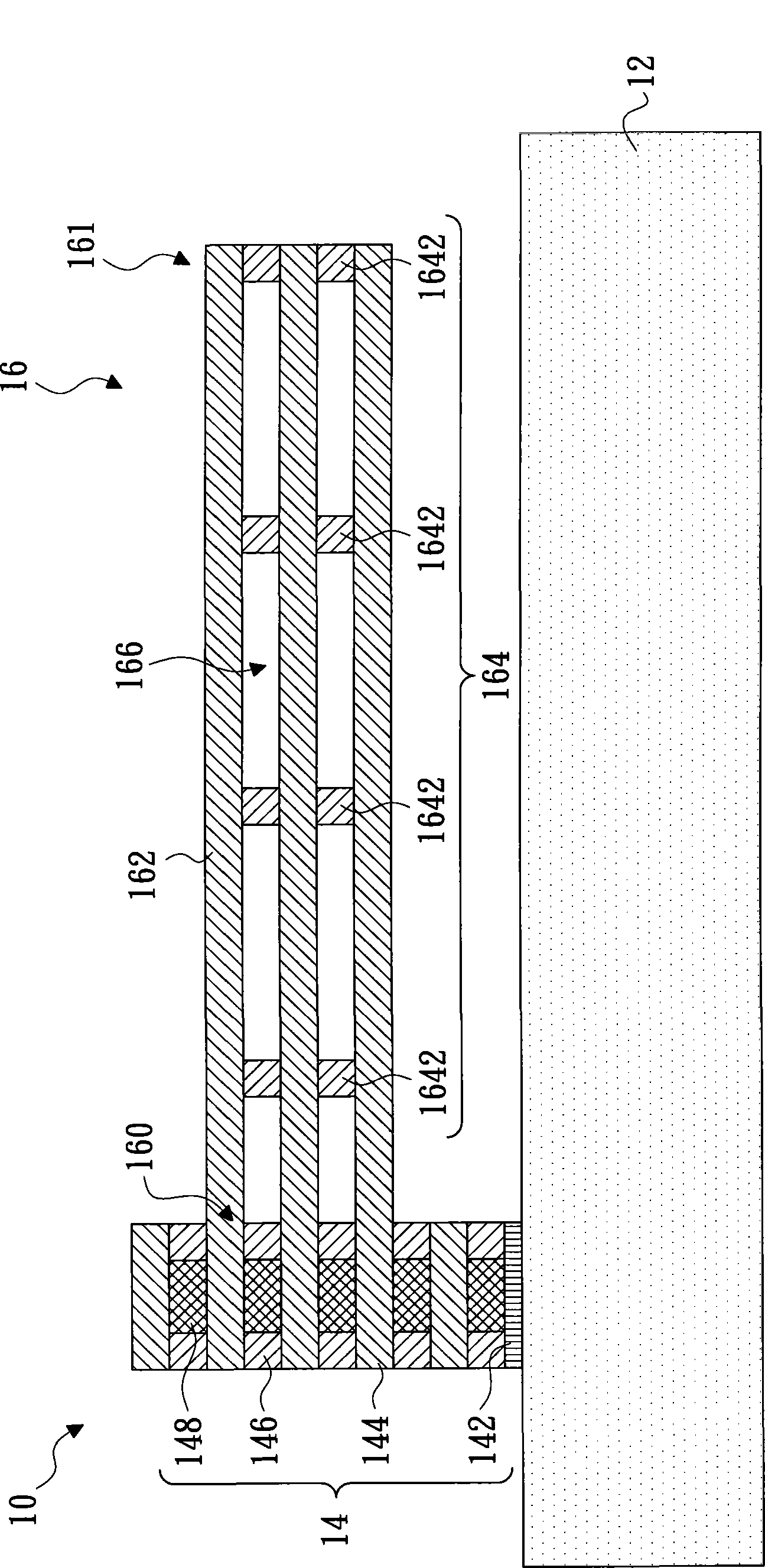 Micro electronmechanical element and micro electronmechanical spring element