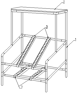 Material transferring trolley for vehicle lamp