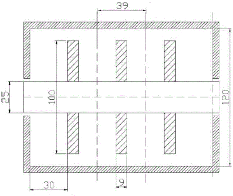 Grinding chemical engineering mechanical system with large and small two ball bodies