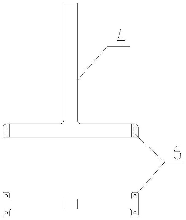 A special turnable support device for hanging formwork and its construction method