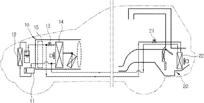 Dual air conditioner for vehicle