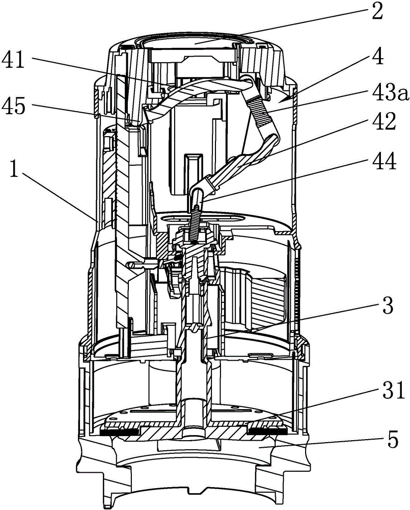 Flushing valve provided with connecting rod type transmission mechanism