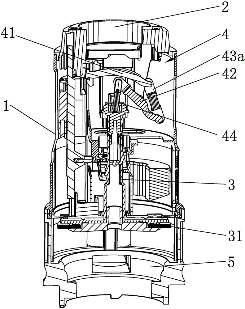 Flushing valve provided with connecting rod type transmission mechanism