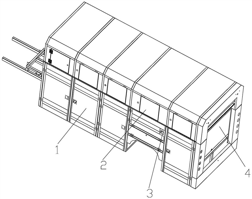 Garbage classified collection transfer trolley