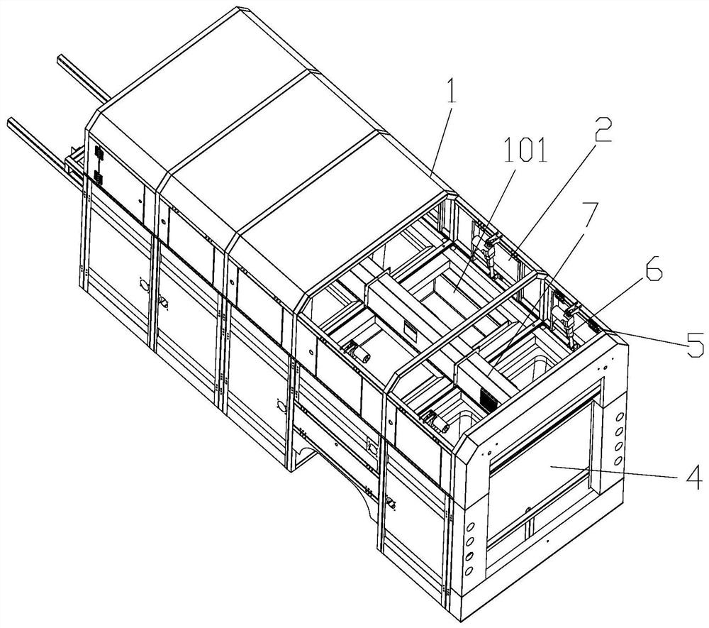 Garbage classified collection transfer trolley