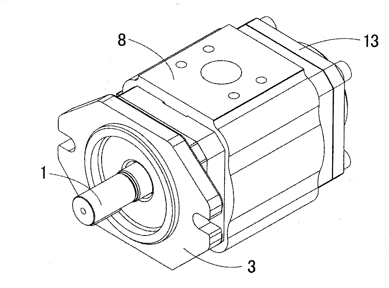Internal gear pump