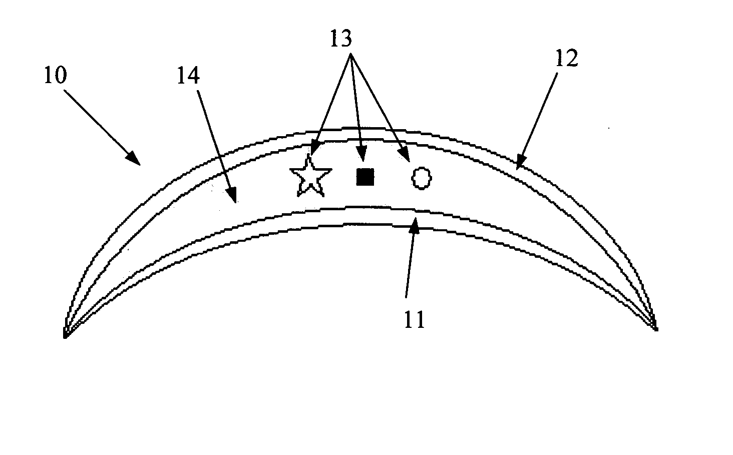 Artificial nail containing liquid