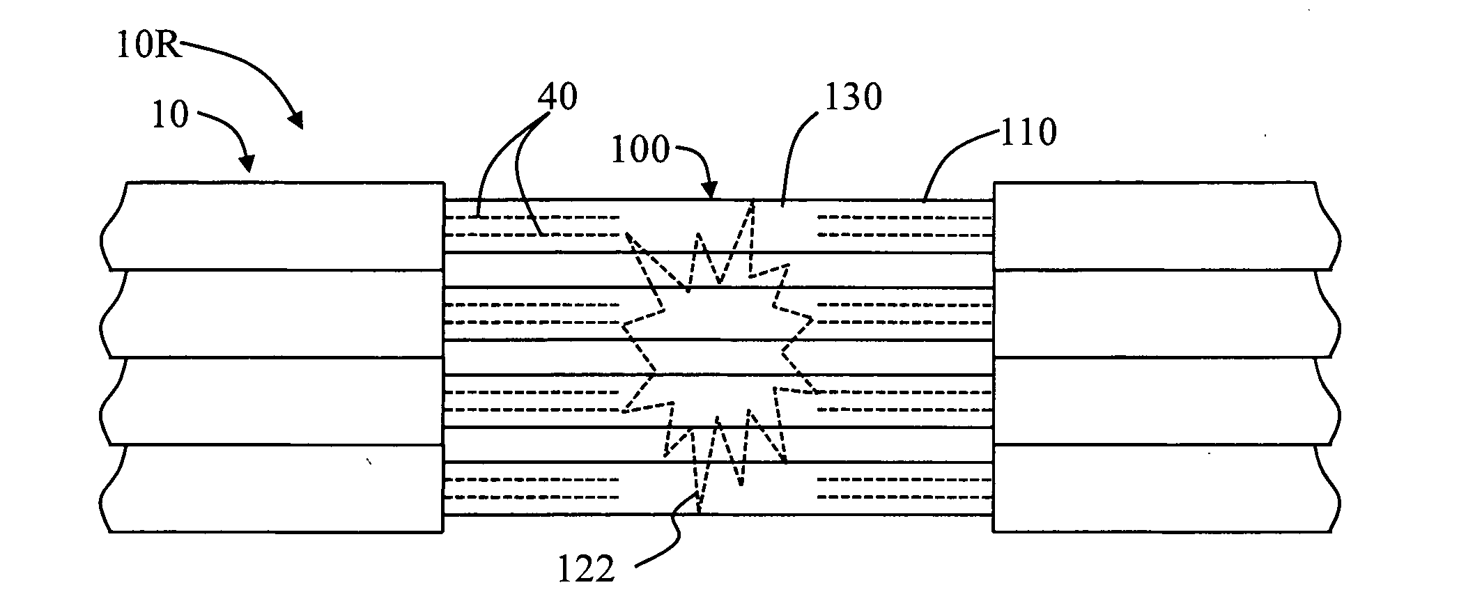 Connectorized nano-engineered optical fibers and methods of forming same