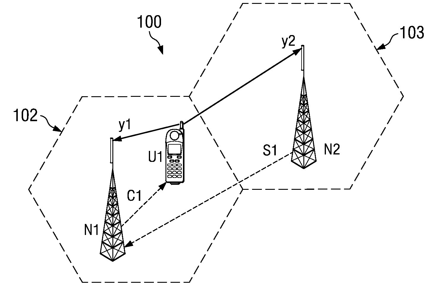 Power Settings for the Sounding Reference signal and the Scheduled Transmission in Multi-Channel Scheduled Systems