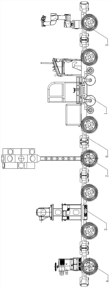 Modularized rail type inspection robot system