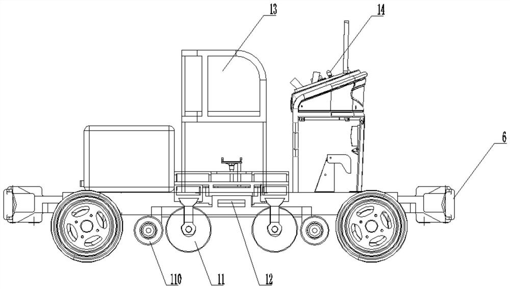 Modularized rail type inspection robot system