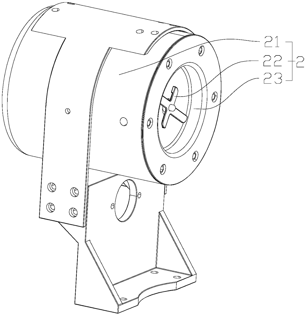 Small ultrafine grinder with self-cleaning mechanism
