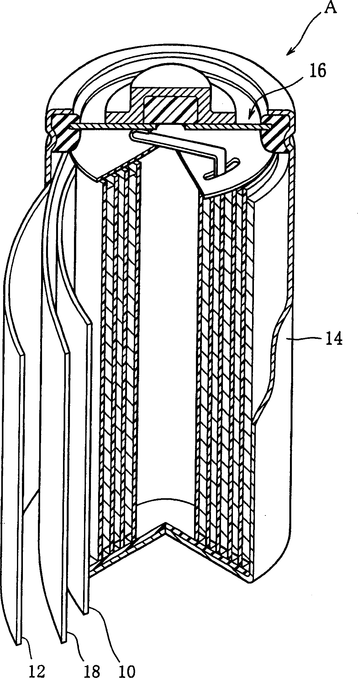 Nickel hydrogen secondary battery