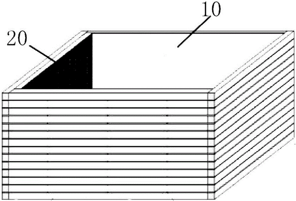 Geofracture site shaking table model and dynamic response test method