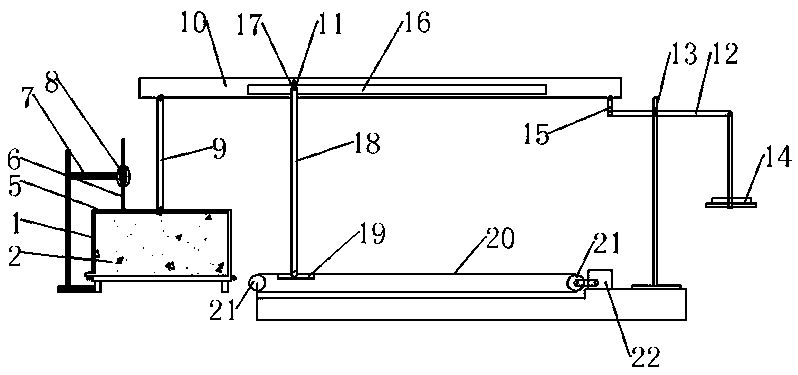 Lateral consolidation test device