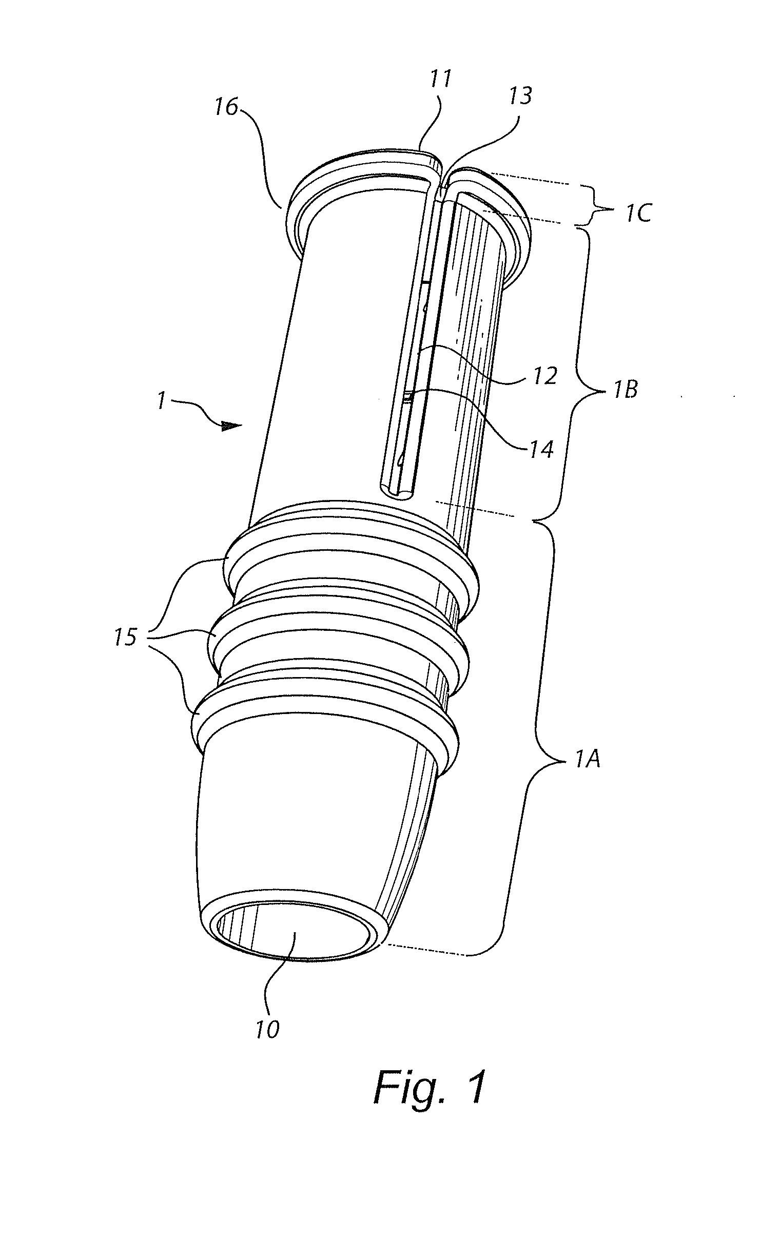 Catheter with partially slitted insertion aid